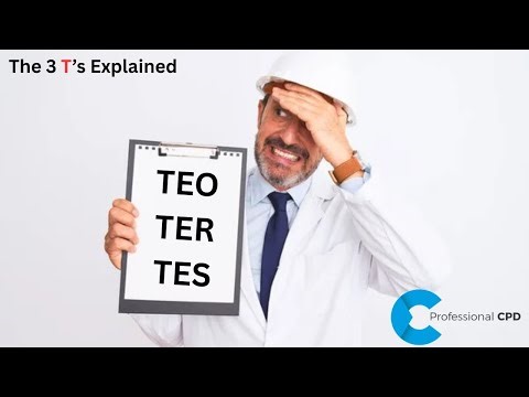 The 3 T's Explained. (TTT) - The TEO, TER and TES.