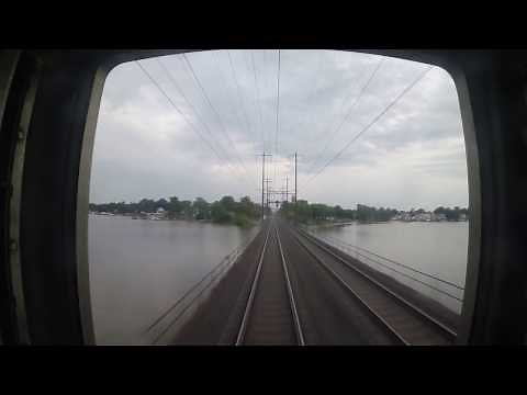 Amtrak Train 172 - Martin Airport to Wilmington Rear View (GoPro)