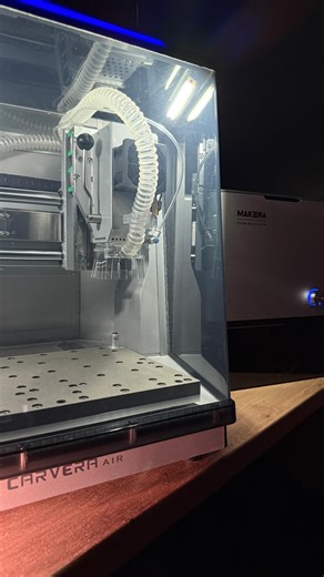 New tool, New possibilities 🔥 Carvera Air from @makera.official #makera #carvera #carveraair #cnc #desktopcnc | JAM3D