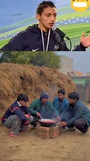 Usama 4by4 on Instagram: "नए साल गाजर का हलवा 😂 #comedy #akash4by4 #viral #trending"