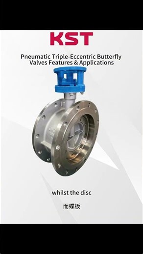 Pneumatic Triple Eccentric Butterfly Valves Features & Applications