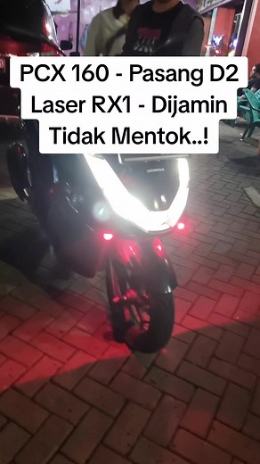 Pasang Lampu Tembak D2 Laser di PCX 160 Tanpa Masalah