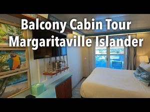 Margaritaville at Sea Islander Cabin Tour - Stateroom Layout, Storage and Extended Balcony