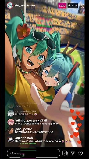 Miku Brazil vs Japan