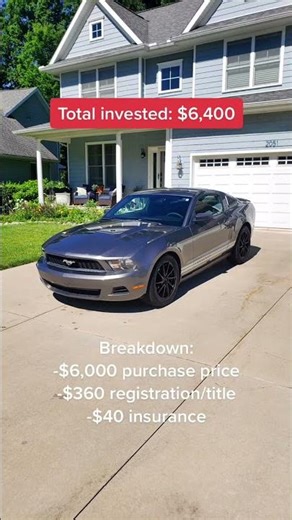 🔥 “Flipped This Mustang in 48 Hours: $2K Profit! 💰💨 #car #shorts #viral