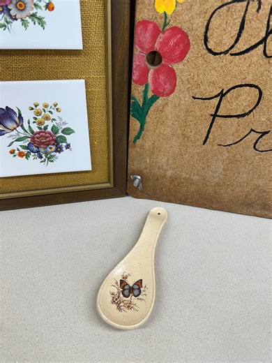 Vintage Butterfly Spoon Rest Treasure Craft USA Vintage Dish Retro Farmhouse Kitchen - Etsy