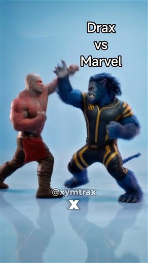 Can Drax defeat MCU heroes? #marvel #captainamerica #draxthedestroyer #juggernaut #spiderman #beast