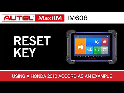 How to Reset a Key on a 2010 Honda Accord with the IM608