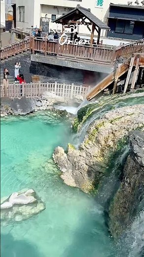 Healing water of Japan 🇯🇵 Most powerful onsen #kusatsuonsen #japantravel