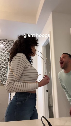 Giant Hoop Earrings: A Fashion Statement for Couples