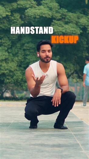 HIMANSHU | CALISTHENICS & FITNESS on Instagram: "Do you know how to do a handstand kick-up?"