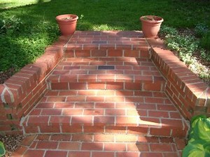 brick steps