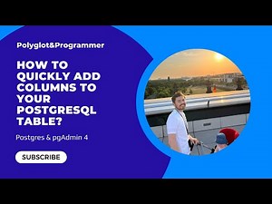 How To Quickly Add Columns to a PostgreSQL Table?