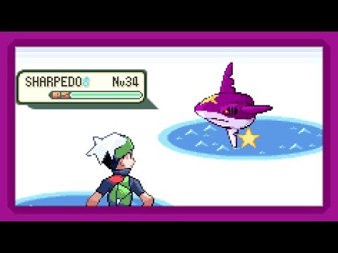 Shiny SHARPEDO found in Route 132!! LIVE! - Pokémon Emerald #2