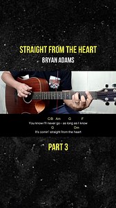 4.7K views · 71 reactions | Straight From The Heart - Bryan Adams | Guitar Tutorial part 3 | Boss Biong | Facebook