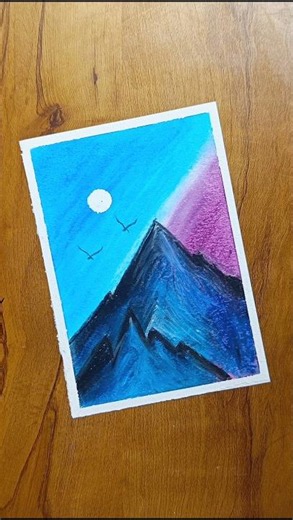 🗻Stunning Mountain Landscape | Simple Drawing for Beginners