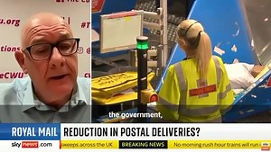 Excellent interview on Sky News with our General Secretary Dave Ward CWU Dave exposing the sham of how OFCOM are operating on quality of service and the Universal Service Obligation | The Communication Workers Union
