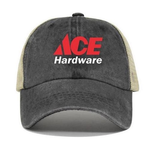Ace Hardware Logo Printed Black Hat Trucker Logo Printed Cap Adjustable - Etsy Australia