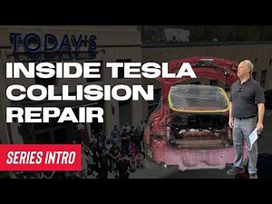 Inside Tesla Collision Repair | What Is Today's Collision?