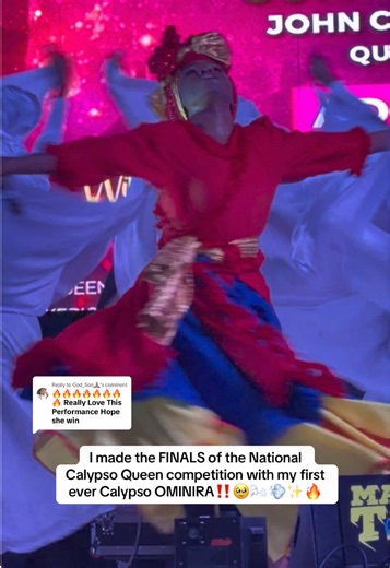 First-Time Calypso Performer Reaches Finals!