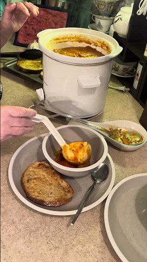 Slow cooked corned beef casserole for Supper tonight!