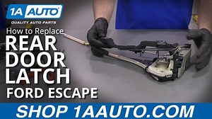 How to Replace Rear Door Latch 2008-12 Ford Escape