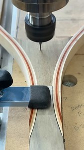 Check out the custom handle engraving on this one-of-a-kind landing net! This handle is crafted from 100-year-old Sinker Cypress—wood reclaimed from the river depths, giving it a rich history and stunning, dark grain. To honor its past, we carved a detailed Sunfish (Lepomis) right into the wood using our precision CNC machine. The final touch? A vibrant crushed Turquoise Stone Fill that flows through the engraving, making the fish pop and creating a beautiful, watery shimmer. Now this net is as 