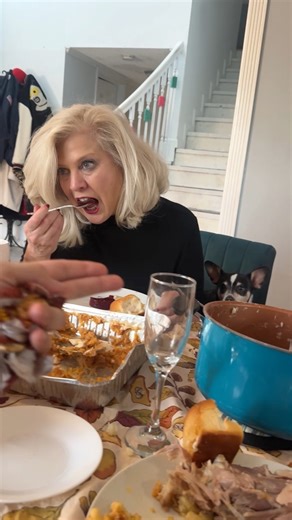 Dogs don’t belong at the table 😡 This video was produced by Network Media Is So Dramatic and Network Media LLC and Team Blue #thanksgiving #dogs #fyp | Network Media Is So Dramatic