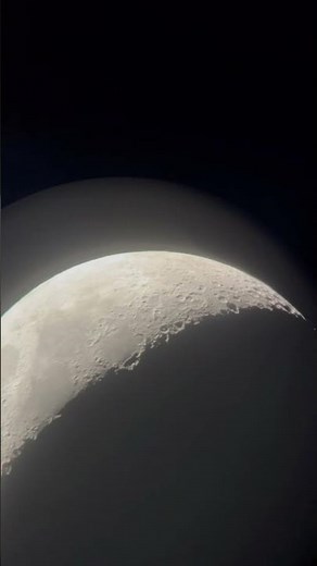Looking at the moon through the Celestron Nexstar 130SLT telescope.