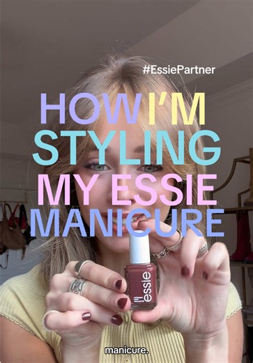 Pretty nails are the BEST accessory 😌 💅🏽 @essie #Essiepartner #essieloverewarded