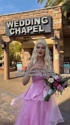 1.1K views · 13 reactions | Where magic meets matrimony彩✨ a wicked love story begins  . #vegaswedding #lasvegasweddings #lasvegaswedding | The Viva Las Vegas Wedding Chapel | Facebook