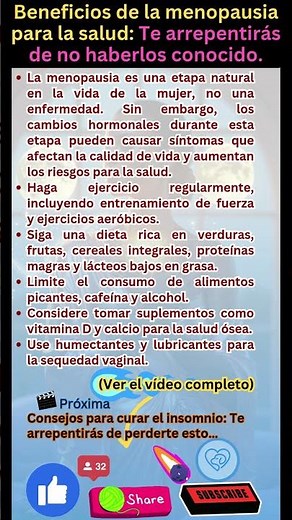 Remedios comprobados para la menopausia: No ignores esta solución natural para los síntomas y la