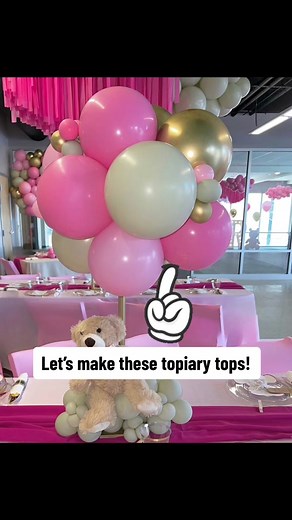 How to Make Balloon Topiary Centerpieces for Events