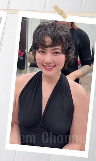 Actress Ngoc Lan transforms her look for Tet (Vietnamese Lunar New Year), a rare appearance that ...