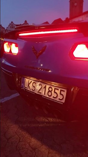 Cold start Corvette - śniadanie mistrzów 😎 #v8 #corvette #chevrolet #soundcheck #hemi