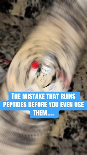 The mistake that ruins peptides before you ever even use them….. Many people don’t know how delicately they need to handle these. When reconstituting, sterile technique, scrub the hub, and take your time. Insert at a 45 degree angle and control how the vacuum pressure draws the BAC in. Then ROLL….dont shake your peptides…until fully dissolved. The information shared in this video is for educational purposes only and does not substitute professional medical advice, diagnosis, or treatment. #pepti