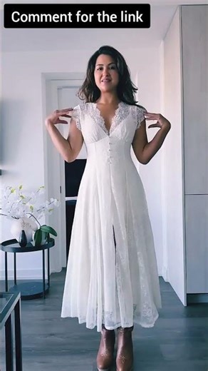 ✨ Boho Floral Lace Front Slit Maxi Dress | Effortless Elegance in Every Step 🌸💃