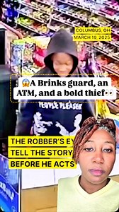 😱A Brinks guard, an ATM, and a bold thief👀 On March 19 in Ohio, a security guard got a little too comfortable while reloading an ATM inside a convenience store. Surveillance footage shows the exact moment a man spots the opportunity—then boom—he snatches the cash bag and bolts like a scene out of a heist movie. Turns out, the guy wasn’t hard to track down Police used AI-powered facial recognition and a very telling sweatshirt that read “People Pleaser”—something store employees say he wears al