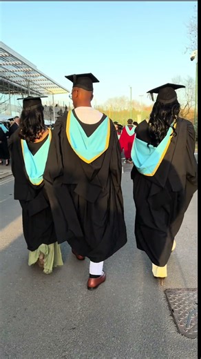 You graduate in golden hour at #uniofnottingham 🎓