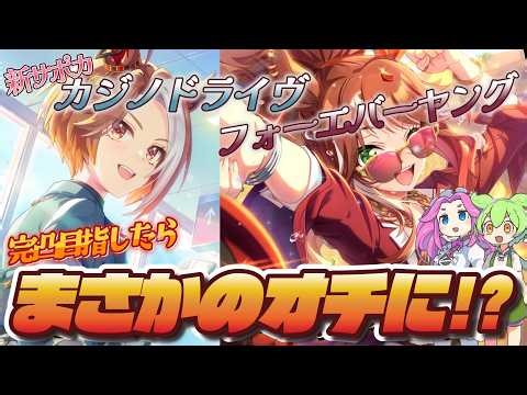 【ウマ娘】新サポカ【カジノドライヴ・フォーエバーヤング】完凸目指して回したらまさかのオチに！？【ガチャ動画】【ずんだもん・四国めたん/VOICEVOX実況】