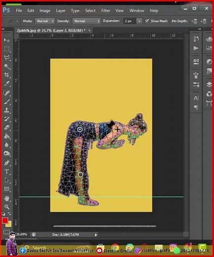 Tutorial Komputer - Cara Meluruskan Foto Yang Bungkuk/miring #photoshop #tutorialkomputer