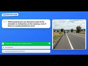 DGT Driving Test 2026 🚦 Spain Theory Exam | Pedestrians, Cyclists & Road Safety (20 Questions)