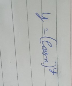 y = ( \cos x ) ^ { y }... | Filo