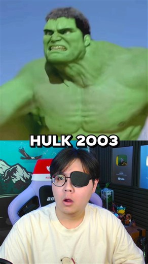 Hulk 2008 VS Hulk 2003 😎🔥 #หมีsuwat #marvel #hulk