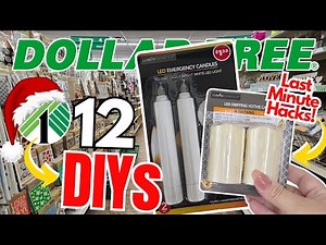 12 GORGEOUS Dollar Tree DIYs For LAST MINUTE Christmas Decor