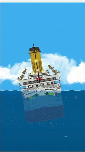 Britannic Sinking In Floating Sandbox