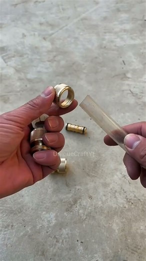 Metal Quick Connect Fitting for Clear Tubing #idea #shorts #connector #pipefitting