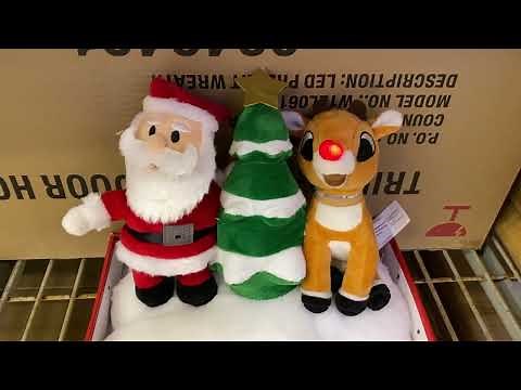 Animated Rudolph and Santa Scene | Gemmy Christmas 2022