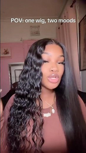 UNice Easy To Install 13x4 Lace Straight to Water Wave Human Hair Wig