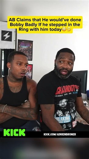 AB Claims that He would've done Bobby Badly If he stepped in the Ring with him 😳🤔#adrienbroner